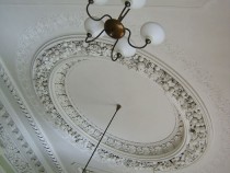 Ceiling in Conference Room (former Dining Room).
