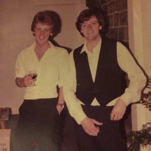 Michael Smith & David Martin college engineers in the 80 s & 90 s acting as bouncers in Kennel Block 1984 for a student's 21 St Birthday party.