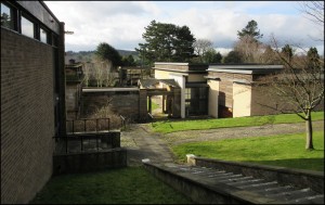 View of Stable Block from the Music Salon