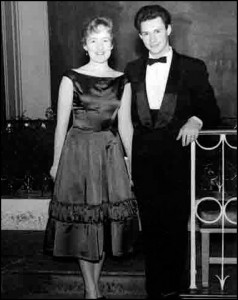 1958 - Liz Horner with Tony Crimlisk