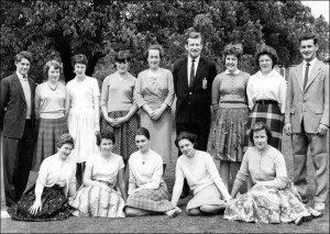 Students with Mrs Fleming 1960