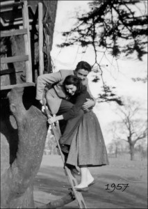 Bob Johnson and Shelagh Allan in 1957