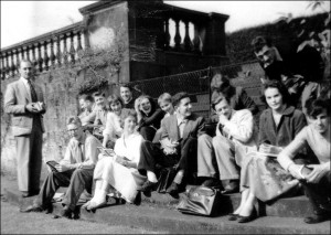 Rehearsing in the Terrace Gardens - 1959