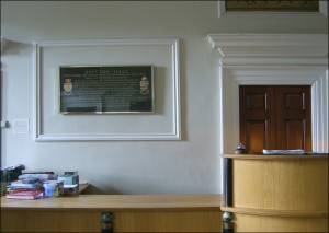 Reception Area in Portico Hall