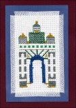 2016 - Embroidery of Stable Block entrance archway by Shelagh Johnson (student 1957-59)