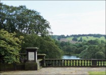 Balustrade on the Terrace at the south end of the Mansion