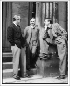 Three of the six Foundation lecturers in 1950