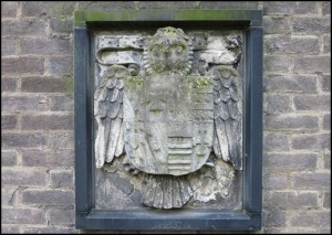 Savile Crest - carved in 1588