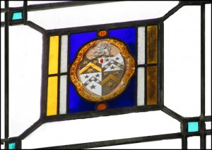 Armorial glass in the Lantern