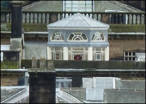 Rooftop view of the Lantern