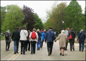 Returning along Beaumont Drive