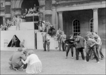 Rehearsal of 'The Last Judgement'.