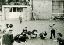 Rehearsal of 'The Last Judgement' by Margaret Dunn