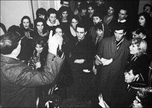 Practising Carols - Christmas 1963.