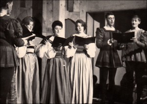 1964 - madrigals --- (Photograph provided by David Yates - 1963-66)