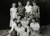 Daphne Bird with her Tutorial Group - 1950