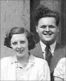 Dorothy Cropper and future husband - Selwyn Morris - 1950