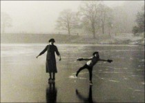 Ela Beaumont with her nanny - 1930s