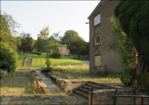 View alongside Haigh Hostel, with Litherop in the distance.