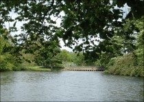 View of the Upper Lake and Cascade Bridge