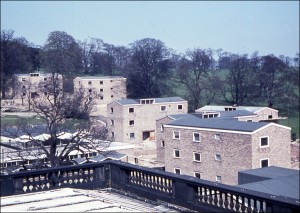 Newly-built Hostels in 1962 before occupation by students. Image provided by alumnus - Peter Bear