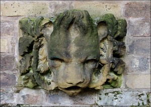 Lion's Head formerly on display in an alcove close to the Clegg Building.