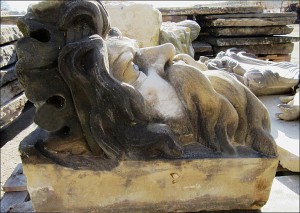 Grotesque Head - Originally displayed in the York Guild Hall.