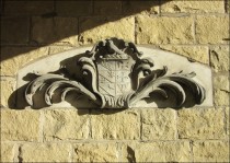 Marble Panel with a carving of the Savile Crest