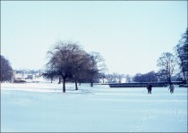 Walking on the frozen lake