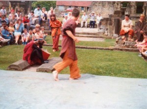 Mystery Plays DA1 at Rievaulx Abbey 1988. Photo provided by Ali Davenport.