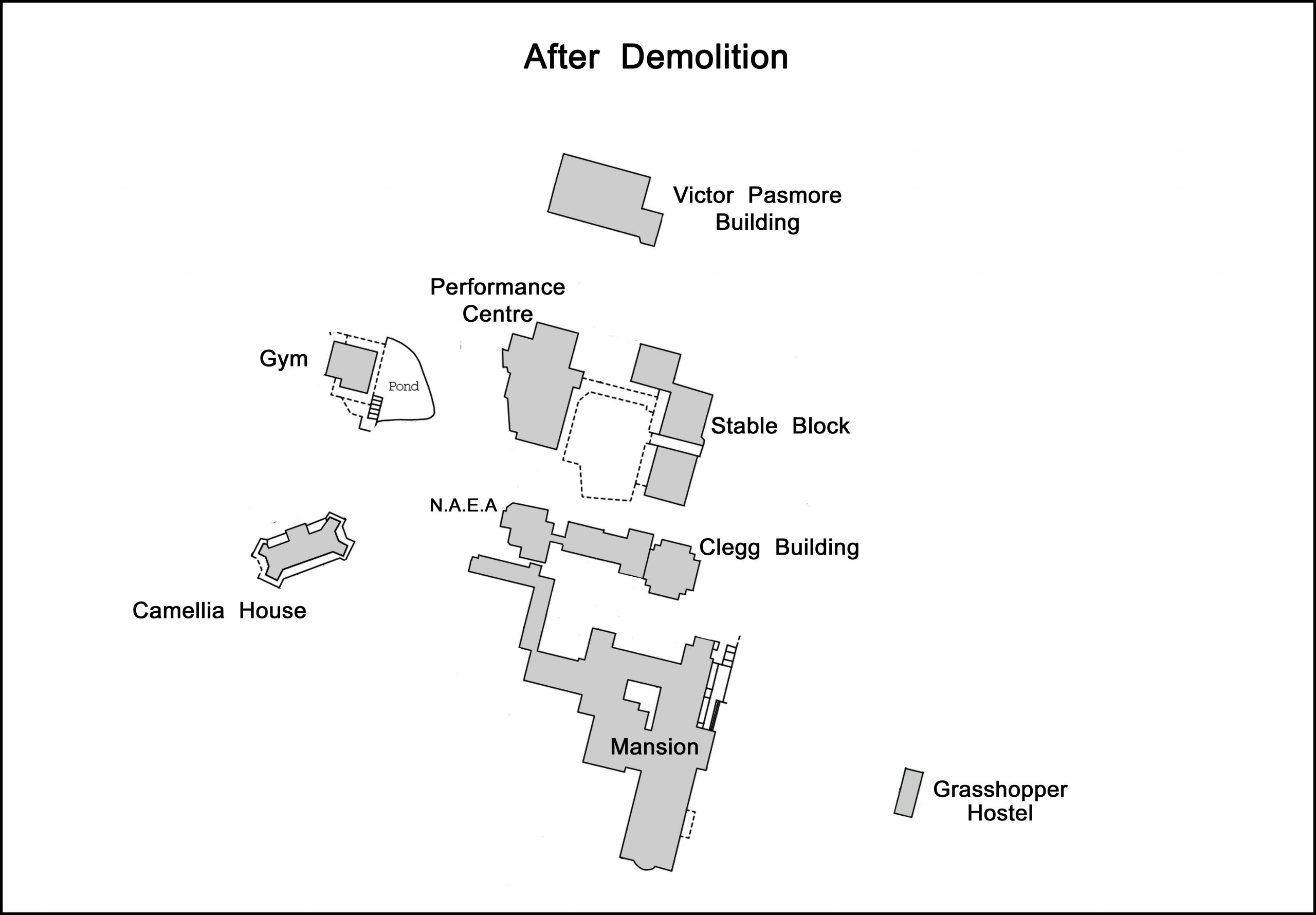 Demolition Plan Bretton Hall