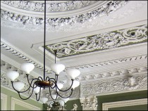 Ceiling of former Dining Room